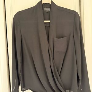 Topshop Black Blouse